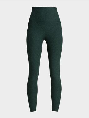 BEYOND YOGA Spacedye Midi High Rise Leggings In Green